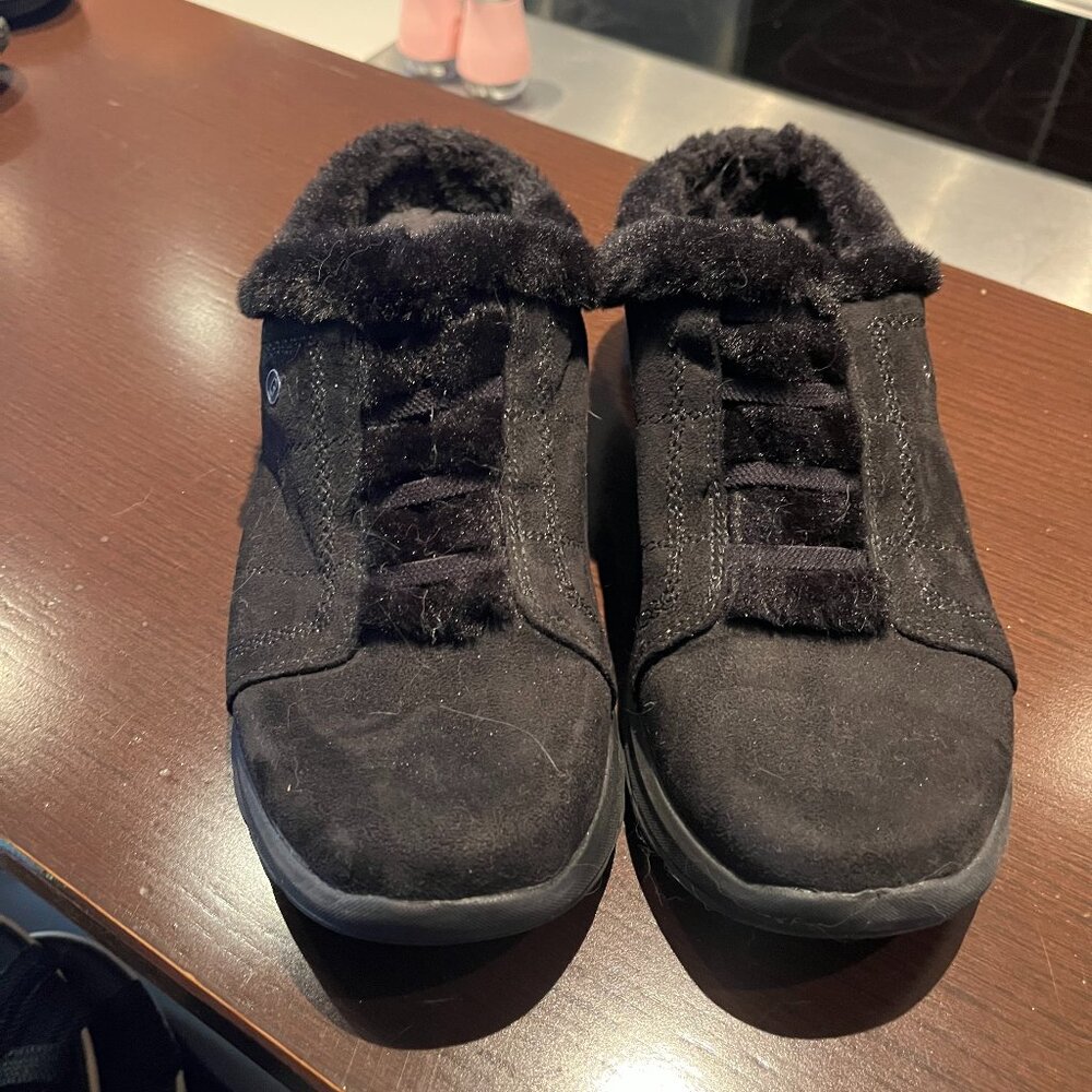 Bzees Fur trimmed mules - 11